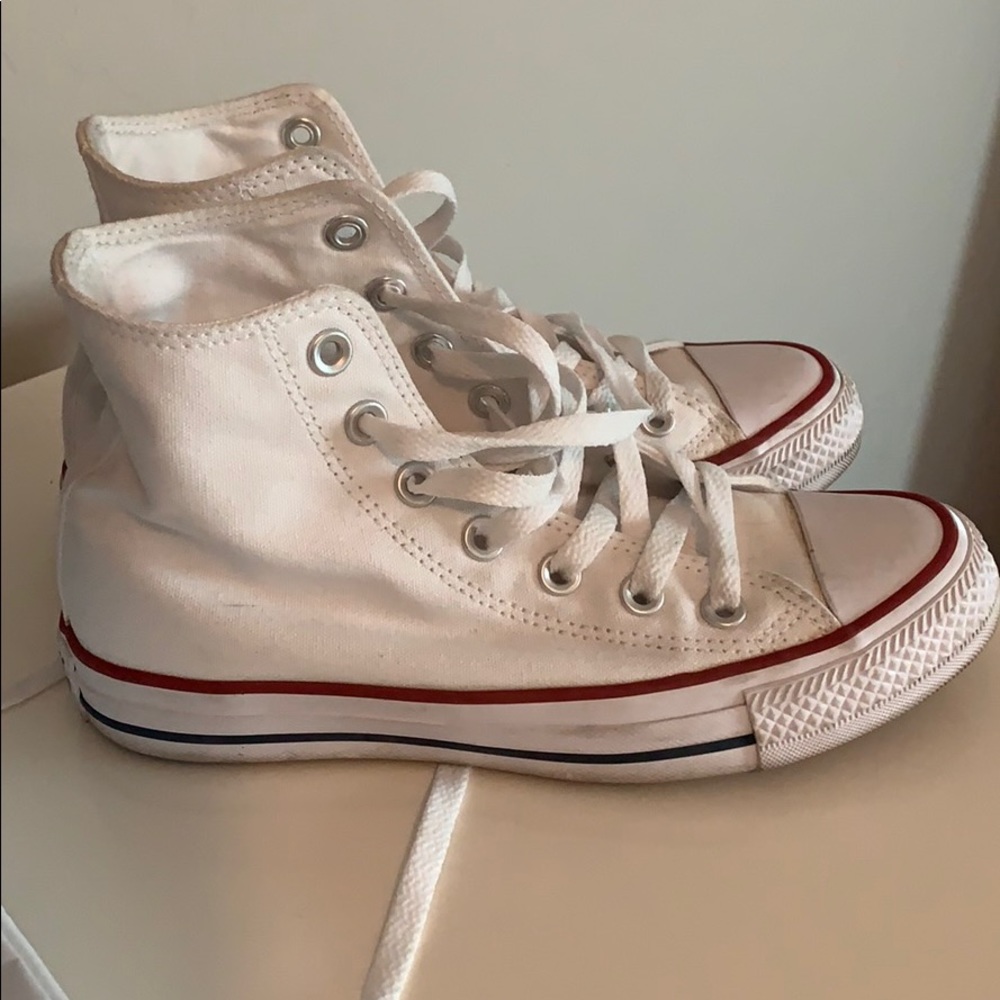 White high top converse originals